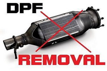 Professional DPF removal service.